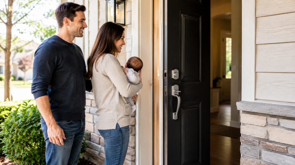 Secure Philadelphia Suburban Home for New Parents